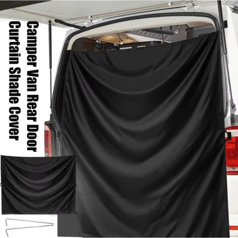 Van Privacy Curtain 71 By 91 In Light Blocking Cab Divider For Van RV And Truck Camping 6
