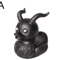 Gothic Satan Duck Statue Punk Rock Duck Figurine Tabletop Collectible Decor 5