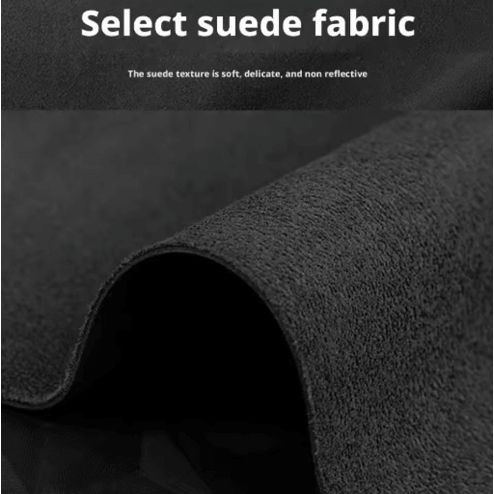 Suede Dashboard Cover For Tesla Model 3 And Model Y Anti UV Non Slip Dash Mat Interior Accessory 9