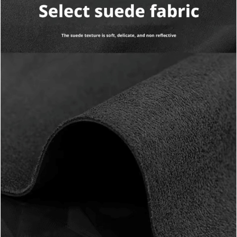 Suede Dashboard Cover For Tesla Model 3 And Model Y Anti UV Non Slip Dash Mat Interior Accessory 9