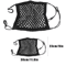 Double Layer Mesh Car Storage Net Seat Back And Trunk Organizer With Hooks 1 2PCS 1
