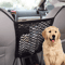 Double Layer Mesh Car Storage Net Seat Back And Trunk Organizer With Hooks 1 2PCS 0
