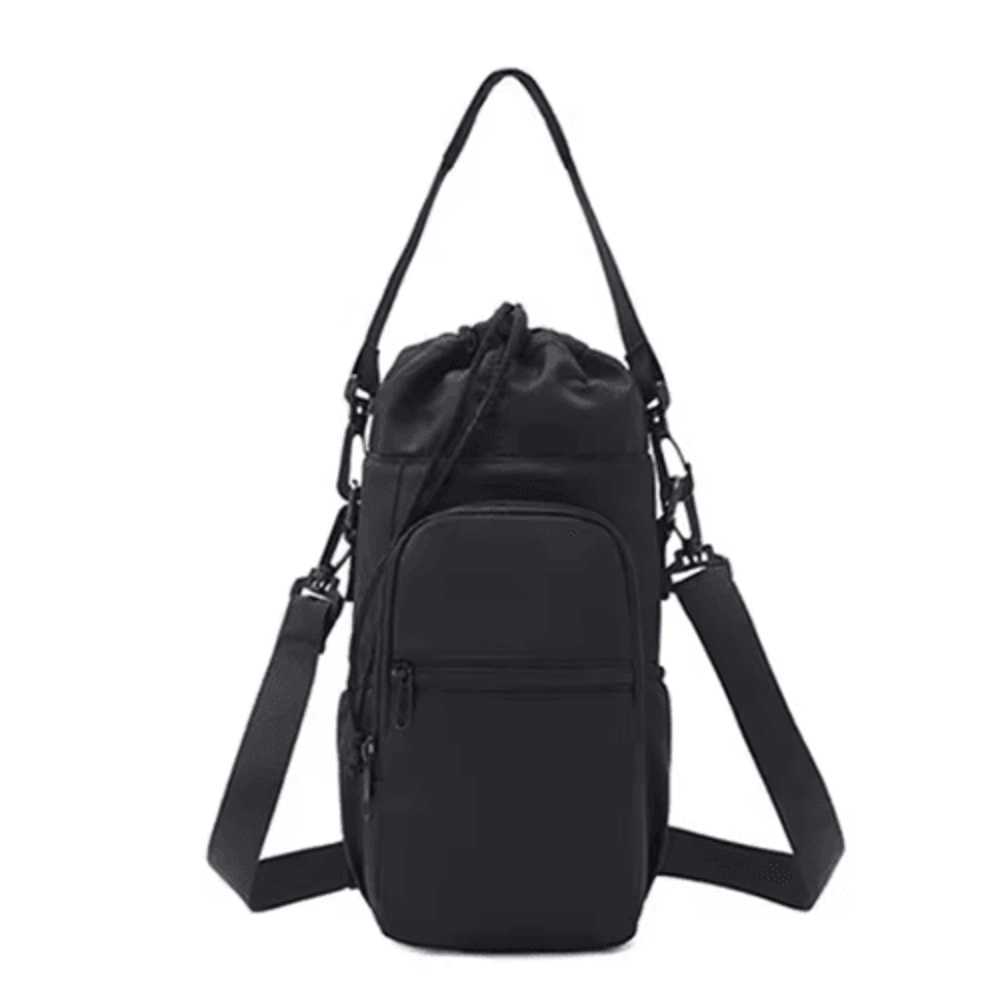 Insulated Water Bottle Carrier Sling Bag 32oz 40oz Crossbody Holder With Phone Pocket 1