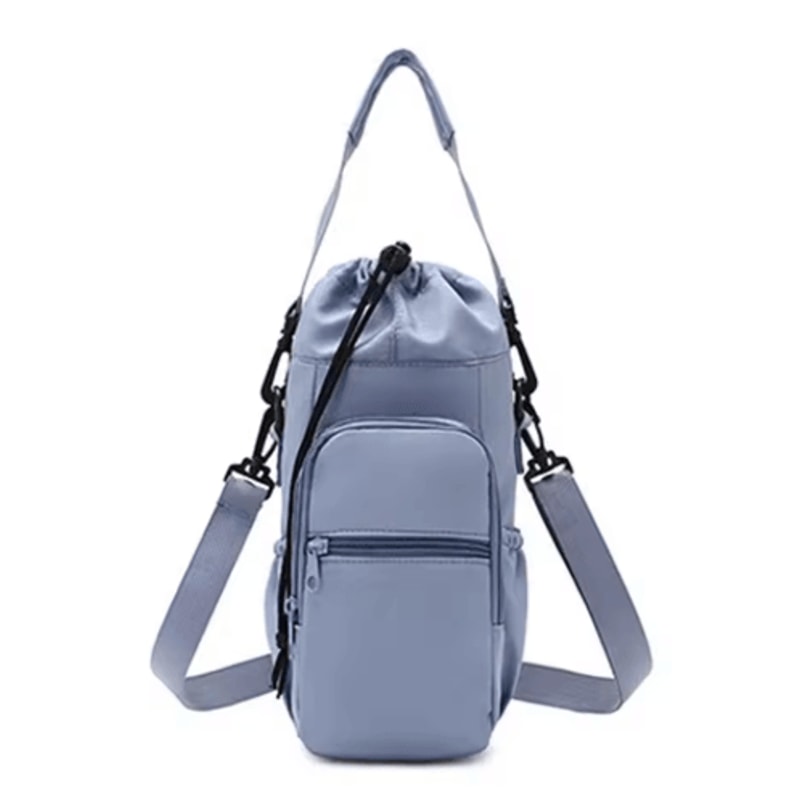 Insulated Water Bottle Carrier Sling Bag 32oz 40oz Crossbody Holder With Phone Pocket 2