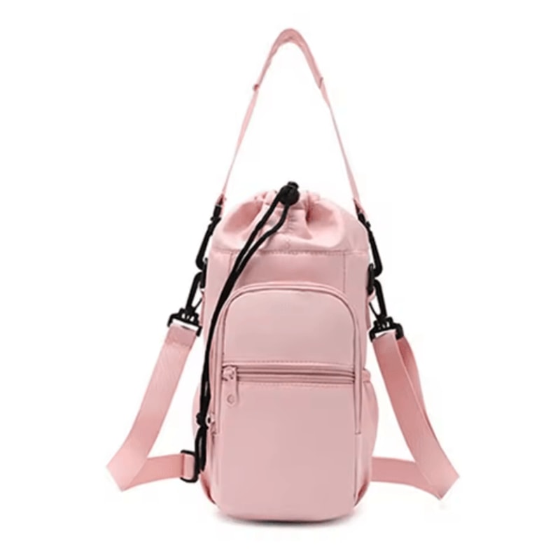 Insulated Water Bottle Carrier Sling Bag 32oz 40oz Crossbody Holder With Phone Pocket 3