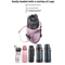 Insulated Water Bottle Carrier Sling Bag 32oz 40oz Crossbody Holder With Phone Pocket 8