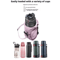 Insulated Water Bottle Carrier Sling Bag 32oz 40oz Crossbody Holder With Phone Pocket 8