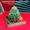 3D Tear Away Time Piece Calendar Panoramic Christmas Tree Paper Carving Desk Calendar With LED Ligh 4
