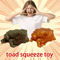 Realistic Frog Squeeze Fidget Toy Soft TPR Witch Toad Halloween Prank Figurine 1 To 5PCS 5