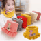 Kids Knitted Giraffe Scarf Collar Cartoon Ruffle Neck Warmer Detachable Dickey 0
