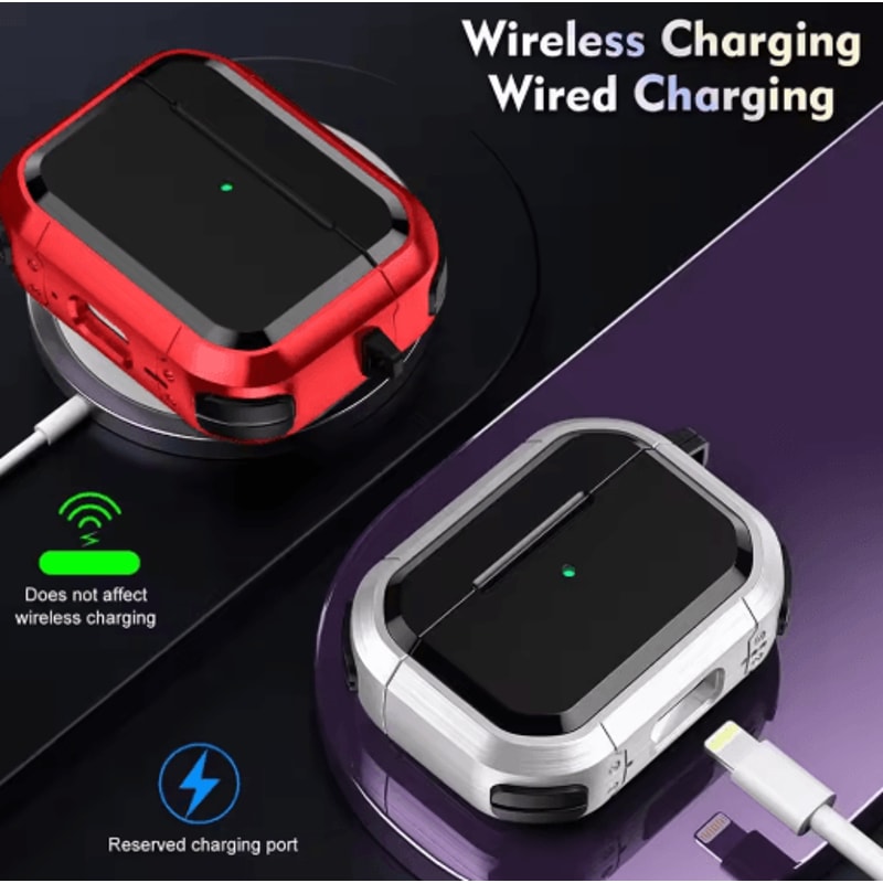 AirPods Pro 3rd Generation Case Cover Anti Slip Shockproof Protective Case With Keychain 14