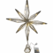 20 Light Christmas Star Tree Topper Pre Lit Multi Pointed Glitter Snowflake Treetop Decor 3