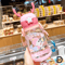 Cartoon Kids Water Bottle 500ml Leak Proof Straw Bottle With Pop Up Spout For School And Sports 1