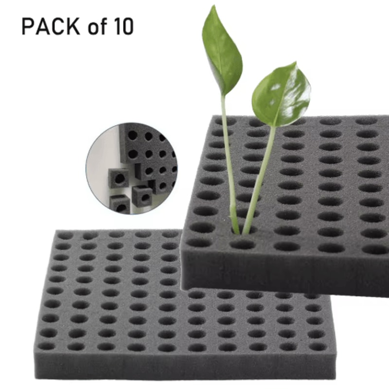 Hydroponic Sponge Grow Media Soil Less Cultivation Sponges For Planting And Gardening 5 10 Sheets 0