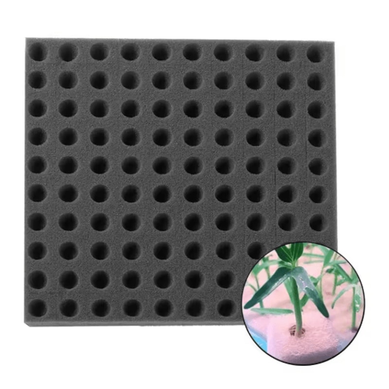 Hydroponic Sponge Grow Media Soil Less Cultivation Sponges For Planting And Gardening 5 10 Sheets 5