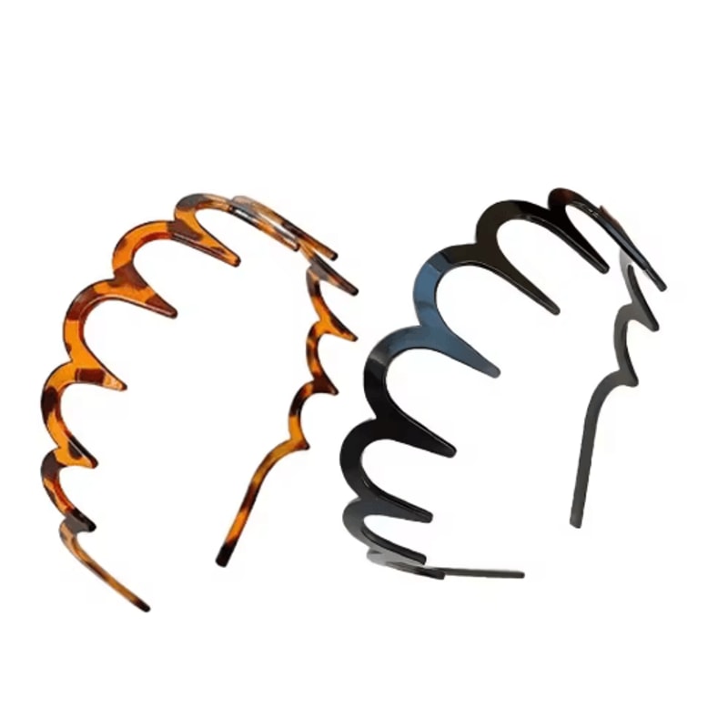 U Shaped Tooth Hair Comb Headband Reversible Korean Style Volume Headband For Women And Teens 1