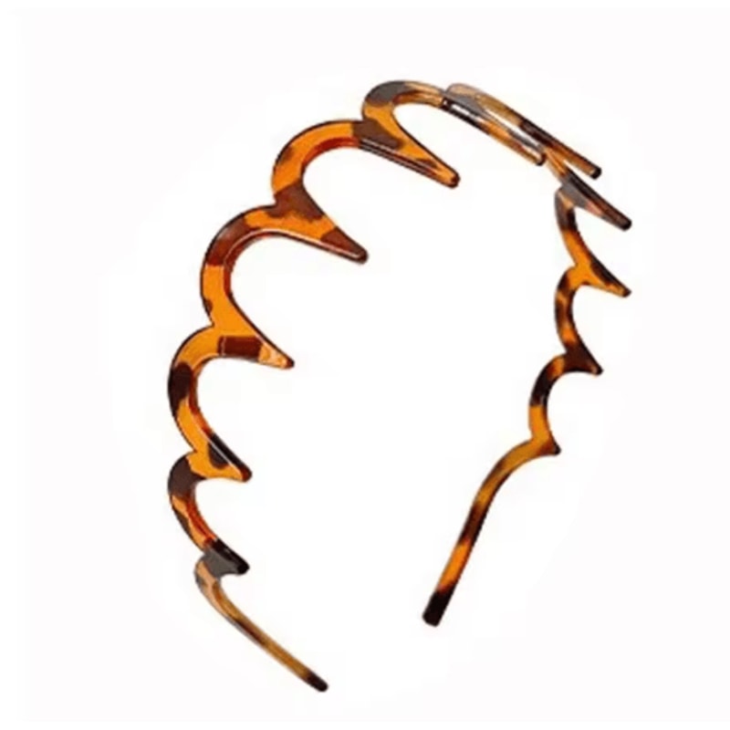 U Shaped Tooth Hair Comb Headband Reversible Korean Style Volume Headband For Women And Teens 3