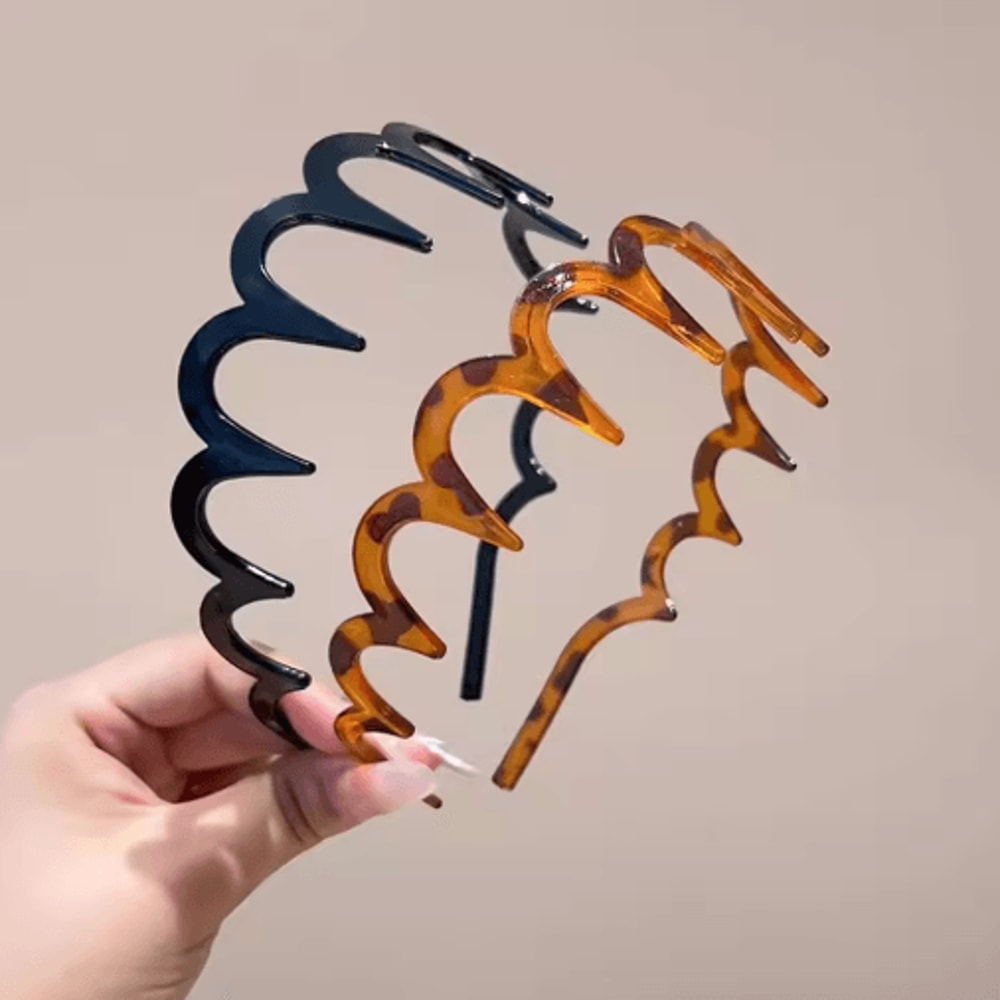 U Shaped Tooth Hair Comb Headband Reversible Korean Style Volume Headband For Women And Teens 7