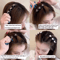 Sparkling Crystal Rhinestone Clover Hair Clips Braided Hairpins For Women And Girls 12