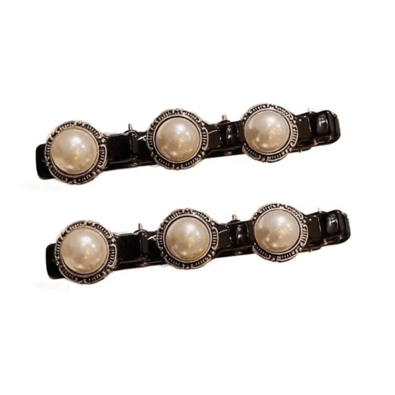 Sparkling Crystal Rhinestone Clover Hair Clips Braided Hairpins For Women And Girls 2