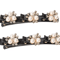 Sparkling Crystal Rhinestone Clover Hair Clips Braided Hairpins For Women And Girls 9