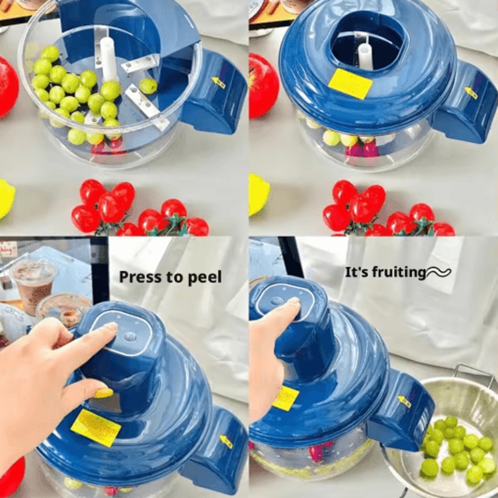 Smart Electric Grape And Garlic Peeling Machine Automatic Small Fruit Skin Remover Tool 3