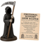 Emotional Support Grim Reaper Figurine Exhausted Gothic Desk Statue With Card 1