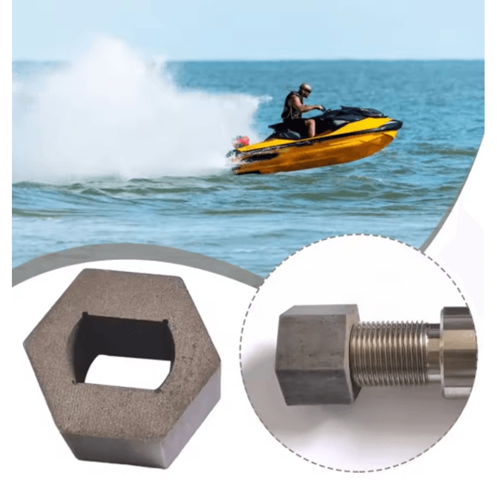 Hexagonal Knob Jet Pump Shaft Removal Tool Compatible With Sea Doo 2005 1503 1630 Engines 4