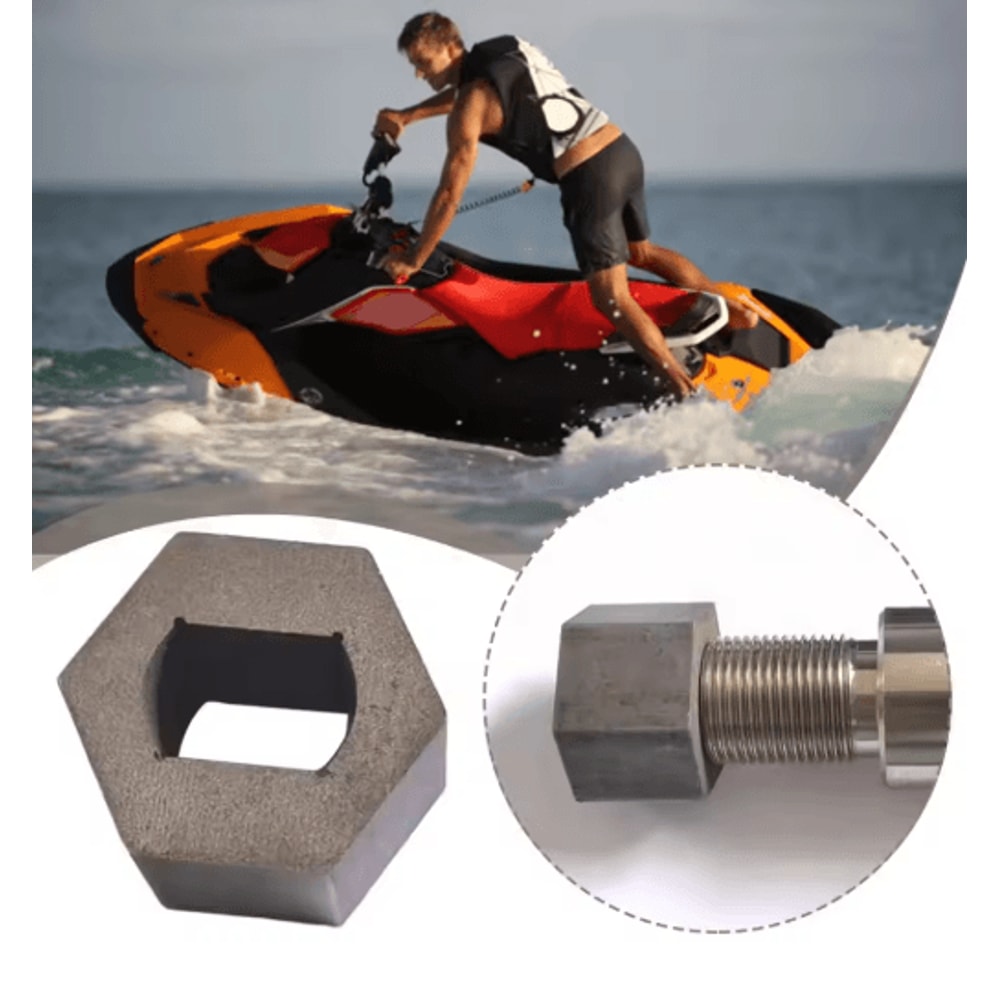 Hexagonal Knob Jet Pump Shaft Removal Tool Compatible With Sea Doo 2005 1503 1630 Engines 5