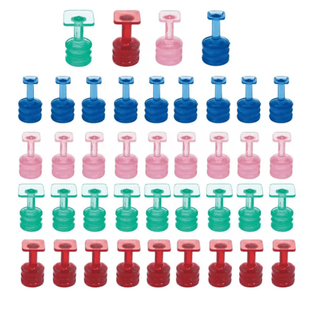 Car Dent Glue Pulling Tabs Set 10PCS Paintless Dent Repair Puller Tabs 7 To 129mm 1