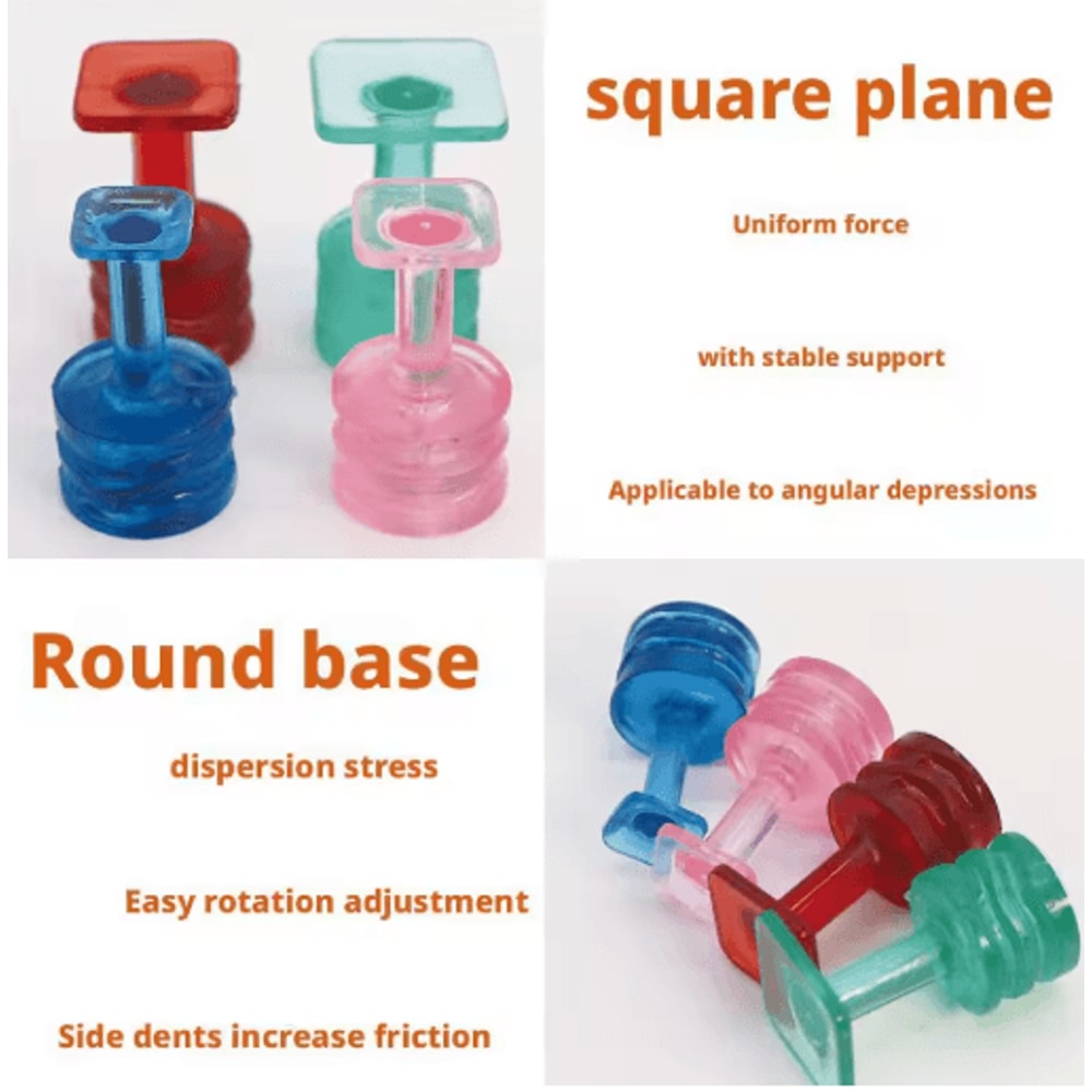 Car Dent Glue Pulling Tabs Set 10PCS Paintless Dent Repair Puller Tabs 7 To 129mm 6