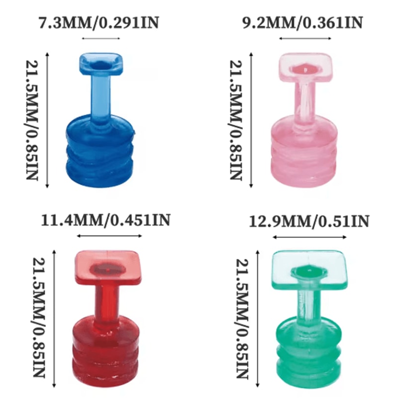 Car Dent Glue Pulling Tabs Set 10PCS Paintless Dent Repair Puller Tabs 7 To 129mm 7