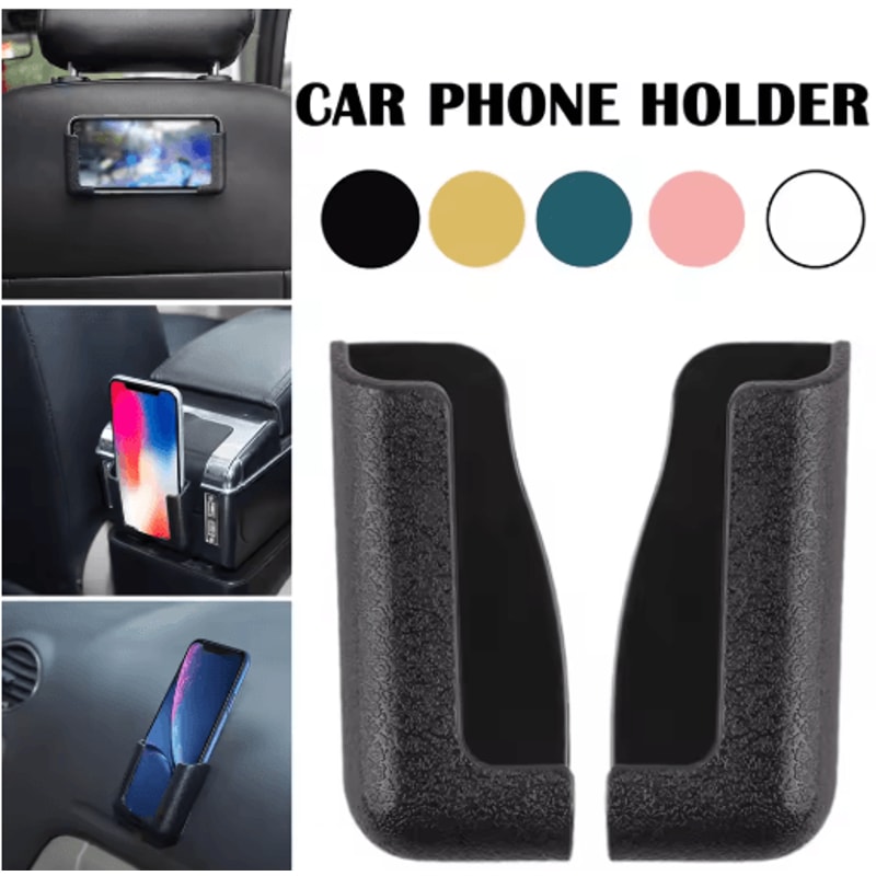 Stick On Car Phone Holder Sleeve Multifunctional Vehicle Phone Mount For Navigation 9