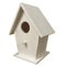 Hanging Wooden Bird House Unpainted DIY Bird Feeder And Craft Birdhouse 1 Tp 2 PCS 2
