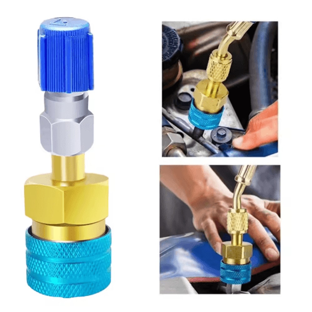 AC Refrigerant Adapter Coupler R1234YF To R134A R12 To R134A Low Side Connector 0