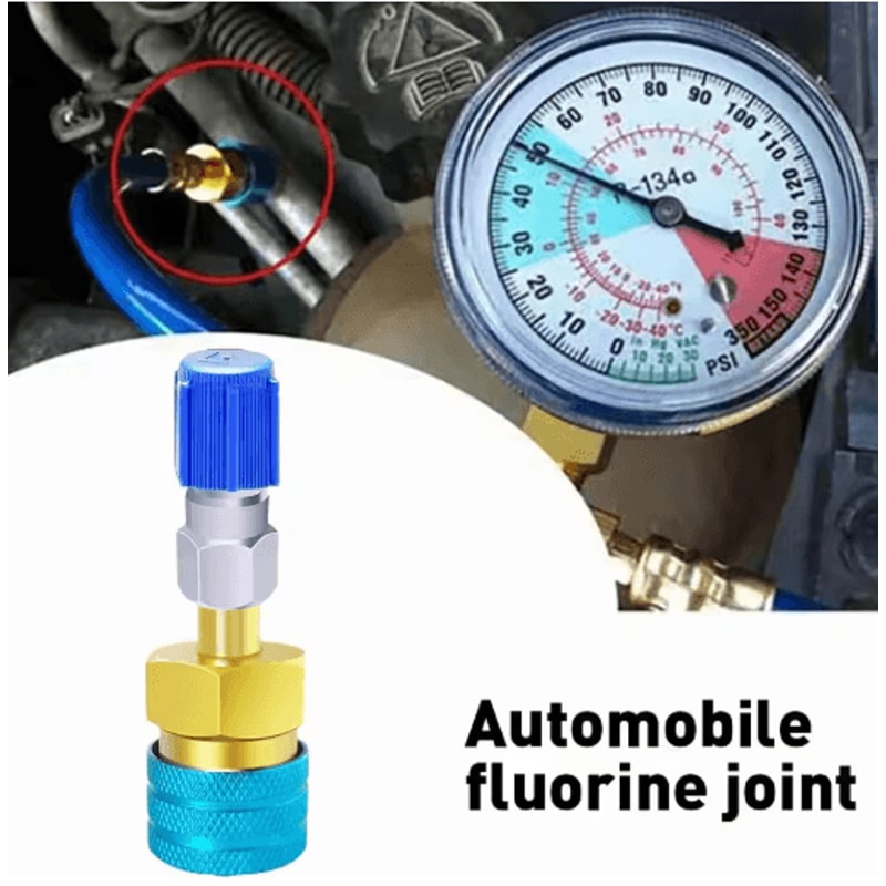 AC Refrigerant Adapter Coupler R1234YF To R134A R12 To R134A Low Side Connector 1