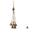6 Bells Witch Wind Chimes Handmade Hanging Witch Bells Door Wreath For Protection And Decor 1