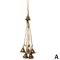6 Bells Witch Wind Chimes Handmade Hanging Witch Bells Door Wreath For Protection And Decor 1