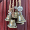 6 Bells Witch Wind Chimes Handmade Hanging Witch Bells Door Wreath For Protection And Decor 3