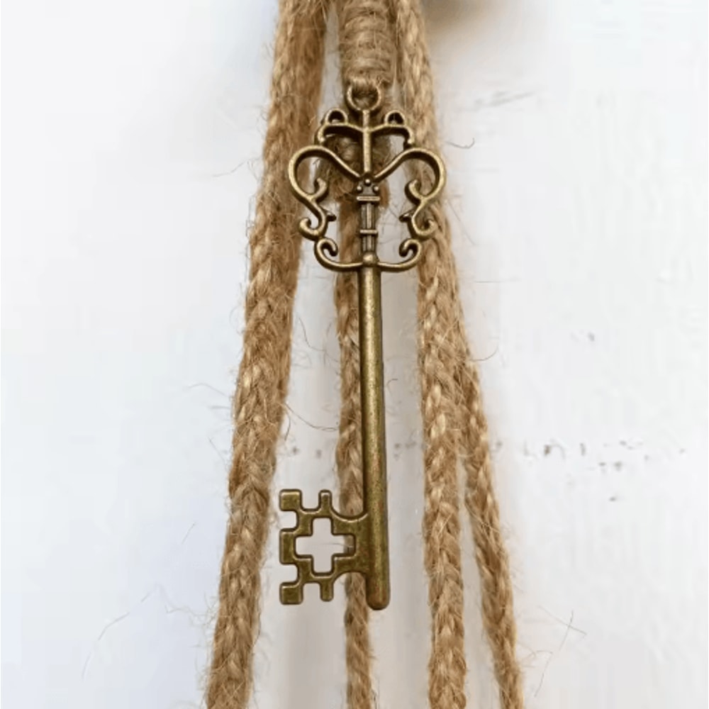 6 Bells Witch Wind Chimes Handmade Hanging Witch Bells Door Wreath For Protection And Decor 5