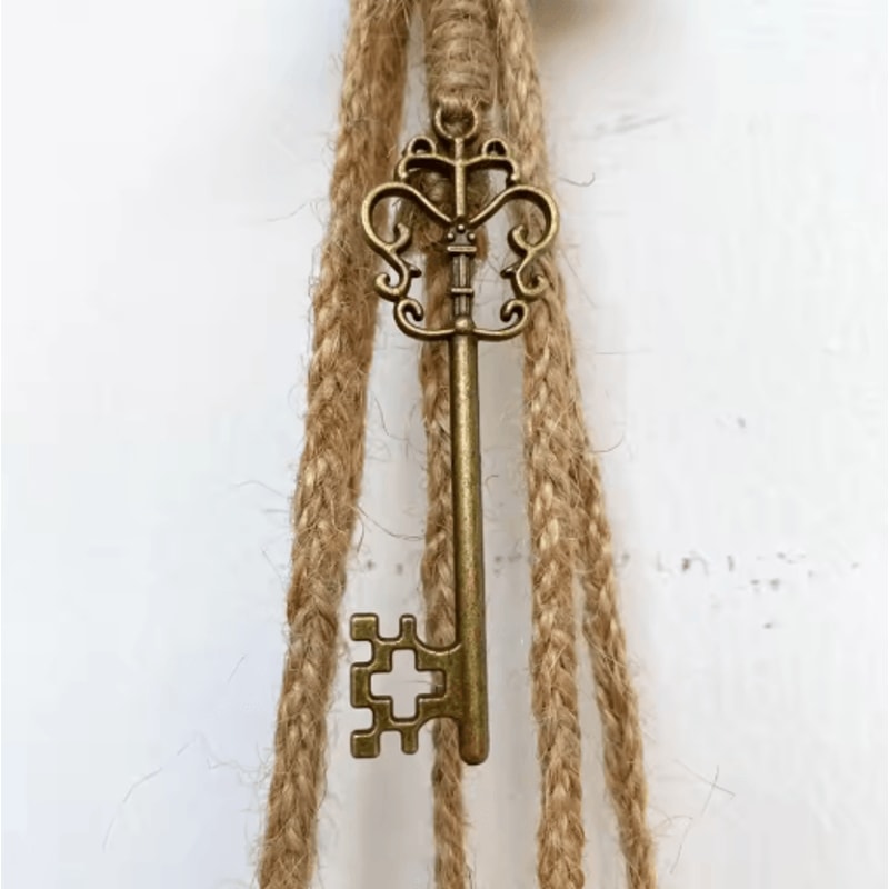 6 Bells Witch Wind Chimes Handmade Hanging Witch Bells Door Wreath For Protection And Decor 5