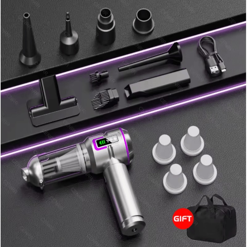 998000PA Cordless Car Vacuum Cleaner Powerful Handheld Vacuum With Strong 1