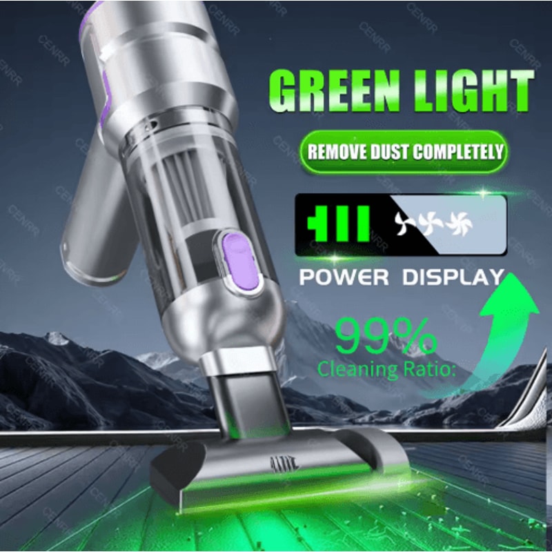 998000PA Cordless Car Vacuum Cleaner Powerful Handheld Vacuum With Strong 5