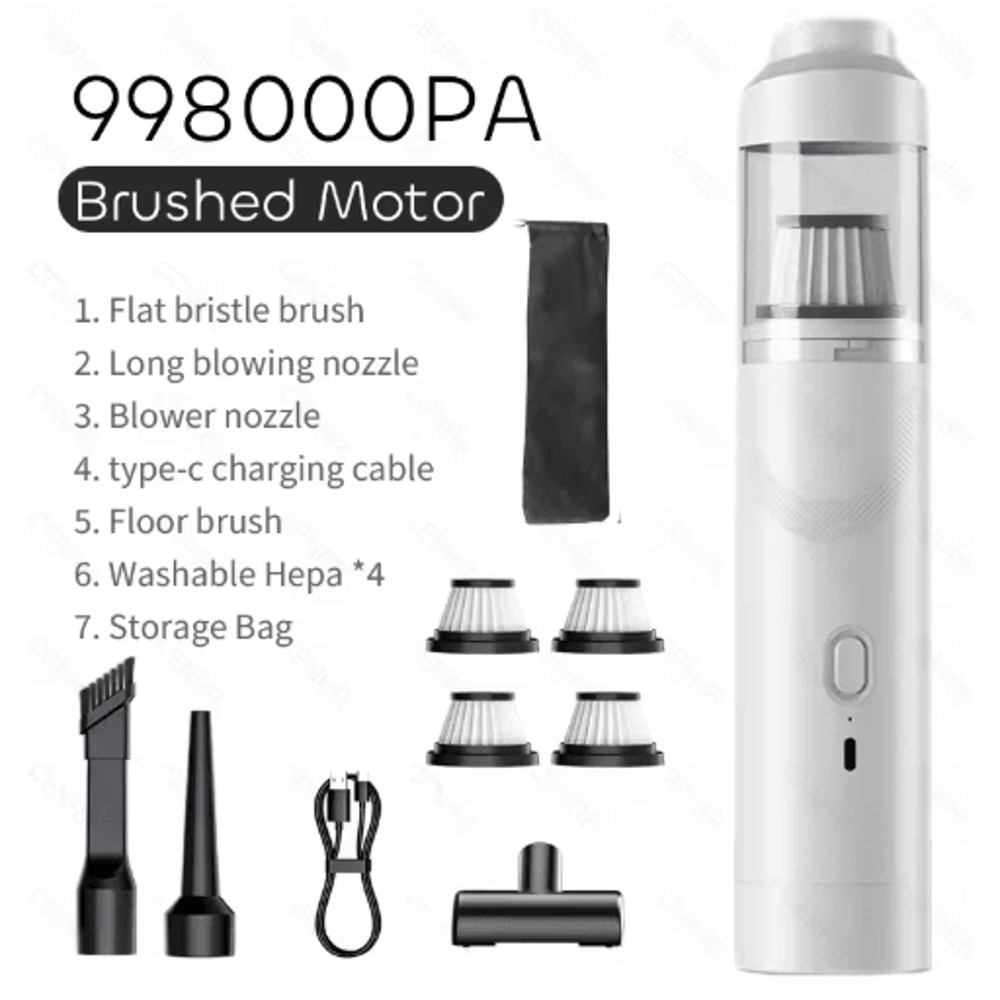 CENRR 9998000PA Car Vacuum Cleaner Powerful Wireless Portable Cleaner With Air Blower 1