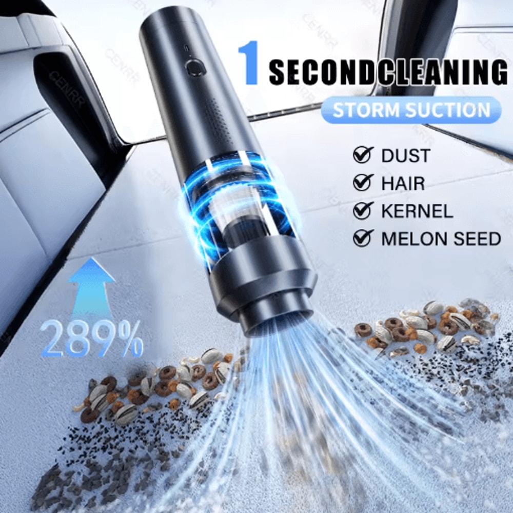 CENRR 9998000PA Car Vacuum Cleaner Powerful Wireless Portable Cleaner With Air Blower 9