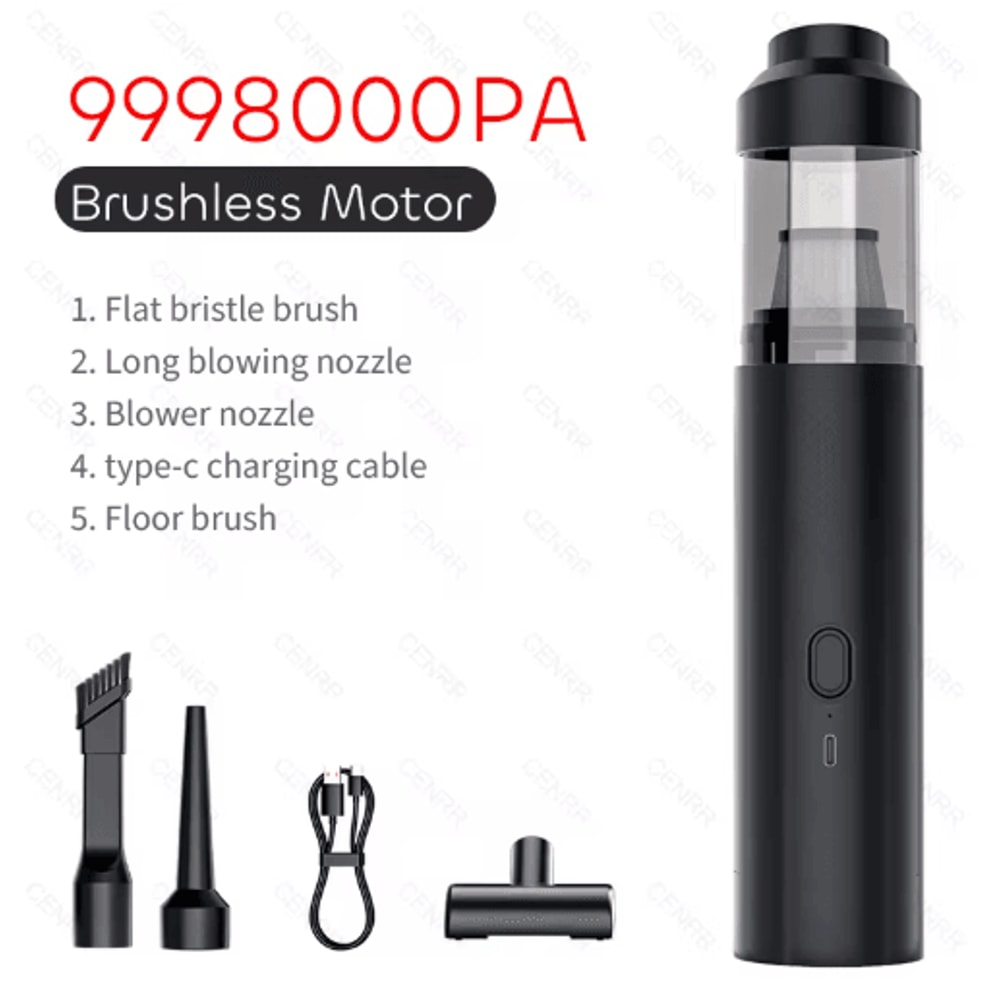 CENRR 9998000PA Car Vacuum Cleaner Powerful Wireless Portable Cleaner With Air Blower 5