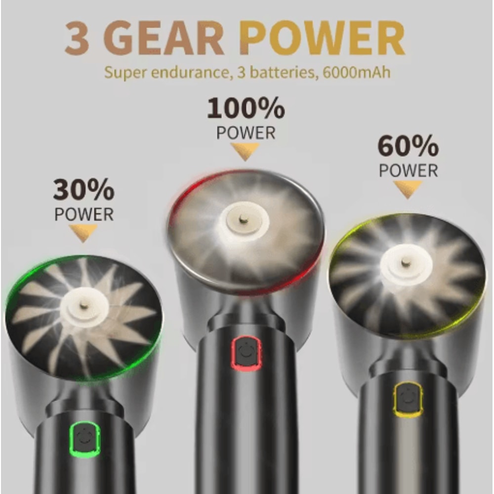 CENRR 360000PA Mini Car Vacuum Cleaner Cordless Powerful Wireless Handheld Cleaner 10