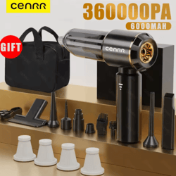 cenrr 360000pa mini car vacuum cleaner cordless powerful wireless handheld cleaner