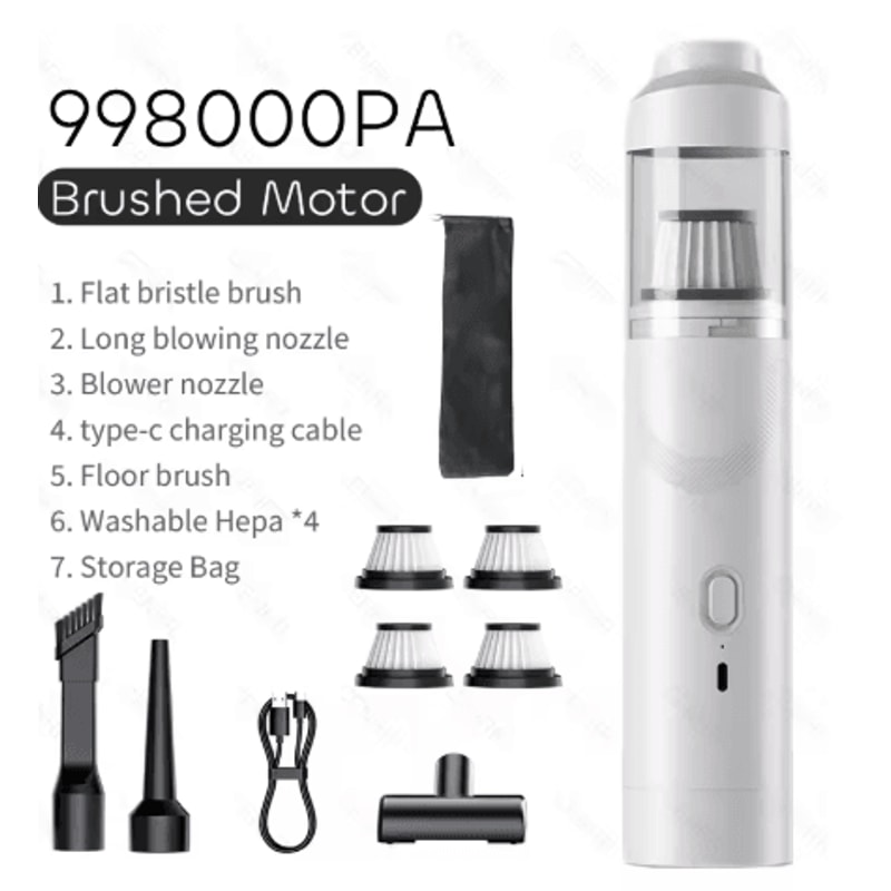 CENRR 2025 New Car Vacuum Cleaner 9998000PA Powerful Wireless Cleaner With Air Blower 1