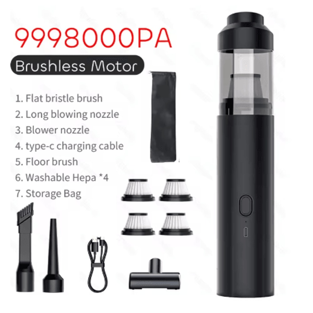 CENRR 2025 New Car Vacuum Cleaner 9998000PA Powerful Wireless Cleaner With Air Blower 3